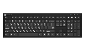 Hand sign<br>NERO Slimline Keyboard – Windows<br>